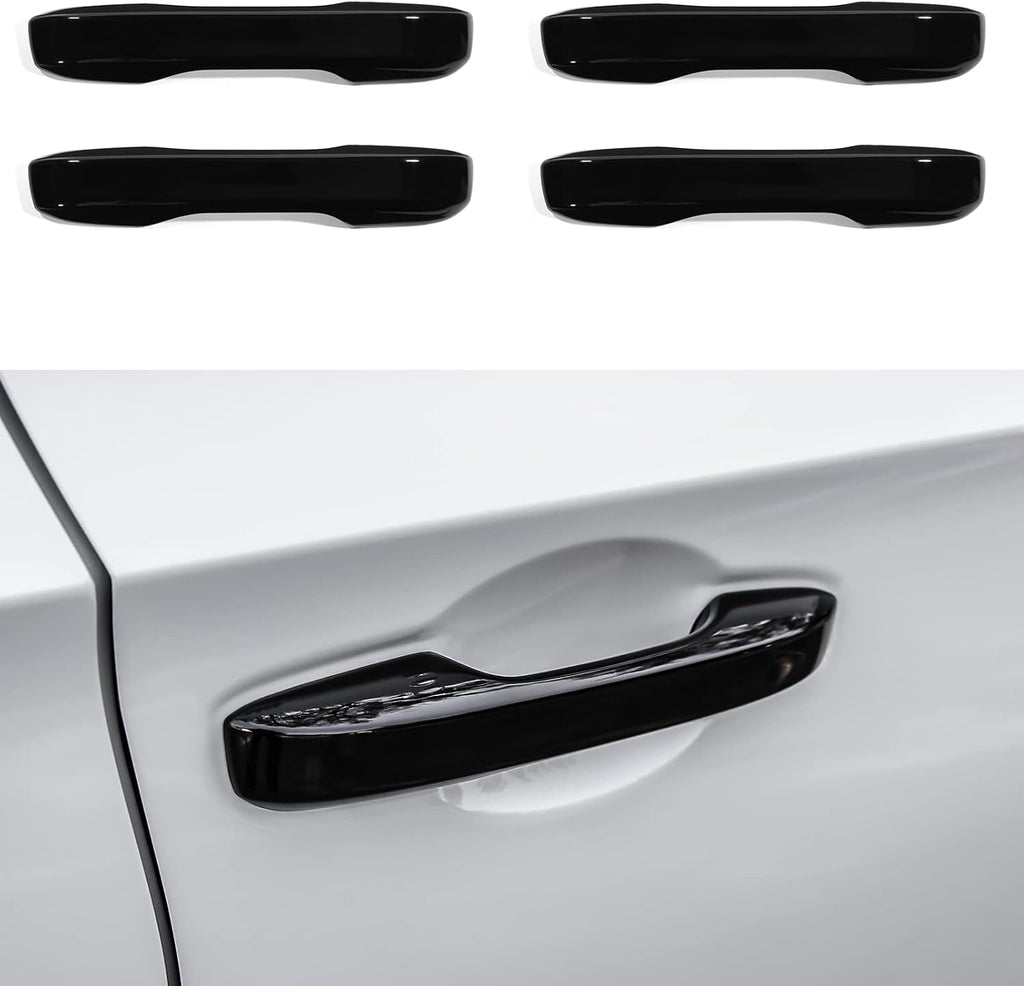 CKE Compatible with Honda Civic 2022-2026 for CR-V HR-V Accord 2023-2026 for Acura Integra ADX Accessories Upgraded Snap-on Car Exterior Door Handle Cover Trims Protector -Glossy Black