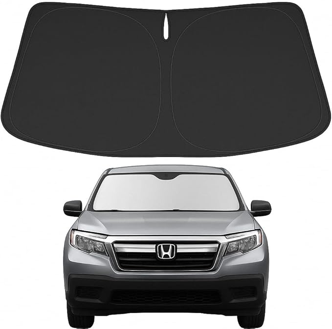 Proadsy 2025 Upgrade Windshield Sun Shade Custom Fit Honda Ridgeline 2017-2024 by Proadsy