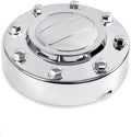 ALLGOOD Front Alloy Wheel Center Caps, Fit Dodge Ram 3500 2011-2016 1-TON Dually, Front Chrome Hub Caps, 1PCS