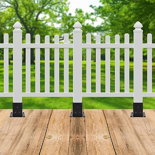 4x4 deck post base bolt down anchor for, front angle view