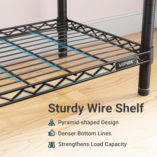 vipek v7 clothes rack with shelves heavy duty, package contents
