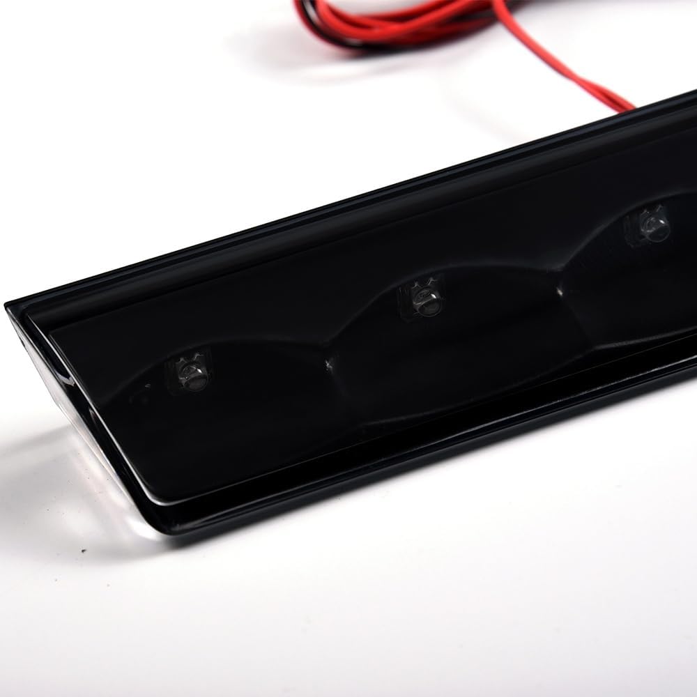 LQI LED 3rd Brake Light Compatible with Leer Are Century Truck Cap Topper, Cargo Light Parking Light Recessed Third Brake Light Smoky Lens Black Housing, AT-LED-36R, AT-LED-36R-01