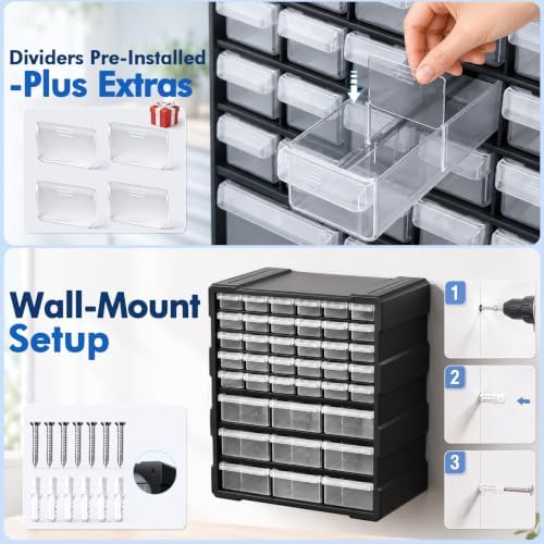 drawer organizer craft organizers and storage with dividers showing dimensions