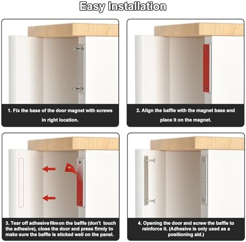 drawer magnet jiayi door magnets, 12 pack ultra, view 9