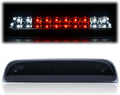 LQI LED 3rd Rear Brake Light Cargo Lamp Compatible with Chevy Silverado/GMC Sierra 1500 2500HD 3500HD 2014-2018 High Mount Stop Light Lamp, Smoky Lens Black Housing
