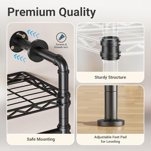 timate f3 garment rack heavy duty clothes rack on a desk or shelf