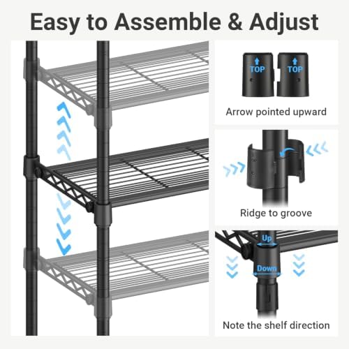 vipek x3s expandable closet system, heavy duty freestanding on a desk or shelf