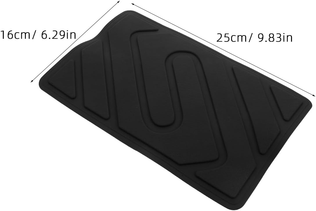 5pcs Car Floor Mat Heel Pad, Universal Anti-Skid Heel Scuff Plate, Auto Home Carpet Protector Patch for Driver Side Foot Rest