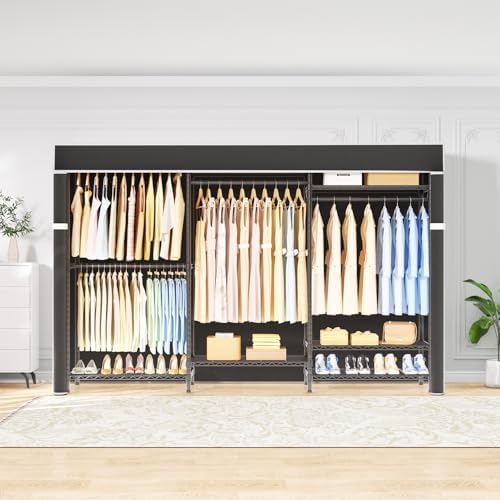 ulif e13c pro heavy duty closet organizer system，freestanding, view 9