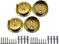 qcaa extra heavy duty premium solid brass closet, main product view