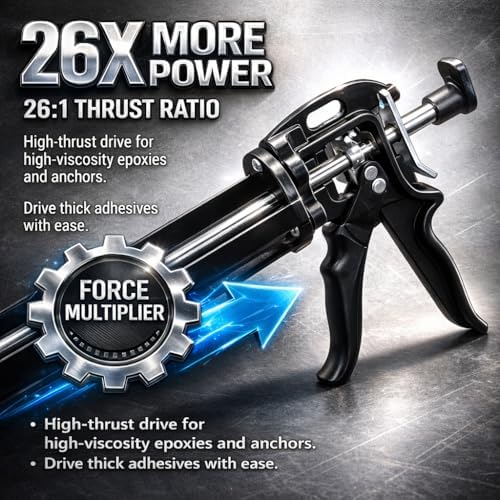 226 series heavy duty caulking gun – 13oz, close-up detail