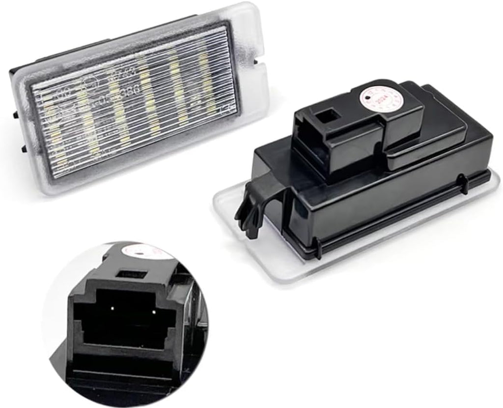 Car Trunk Light for Nissan Juke Note Pulsar Qashqai Leaf, for Renault Grand Scenic Clio Megane, 2Pcs Trunk Luggage Compartment Light