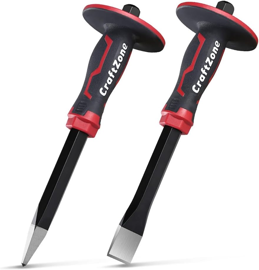 masonry chisel set - 2-piece heavy duty pointed, main product view