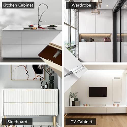 push to open door latches, magnetic cabinet push, package contents
