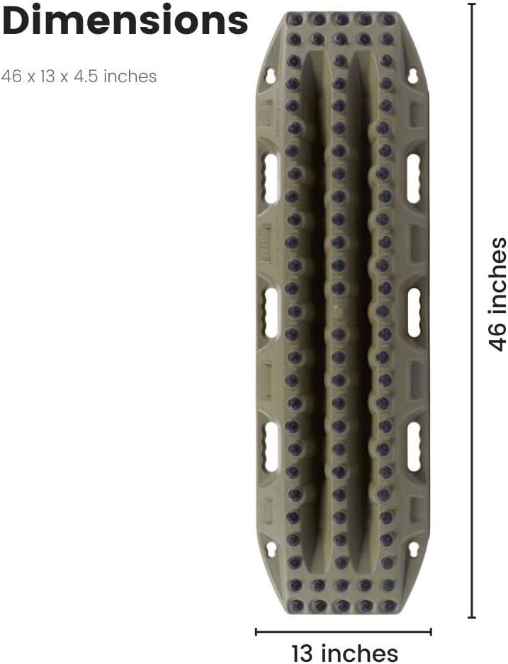 MAXTRAX Xtreme Vehicle Recovery Boards (Olive Drab)