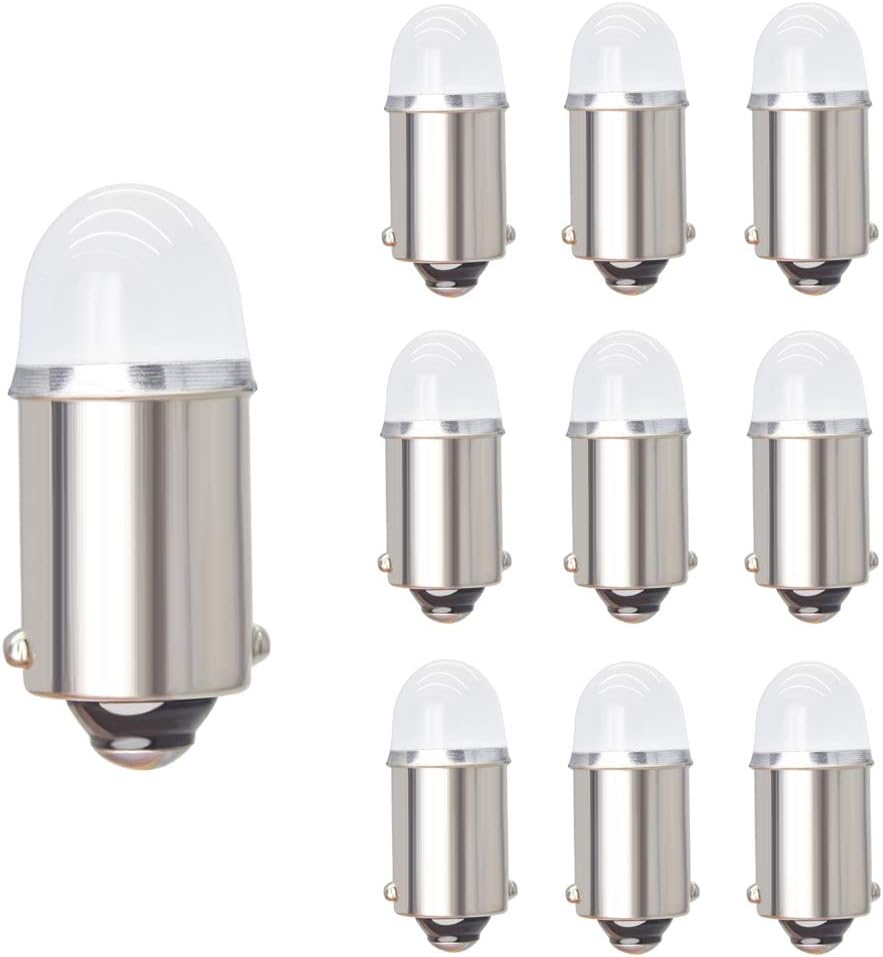 Yoper BA9S 53 57 1895 64111 LED Light Bulb for Car 12V White