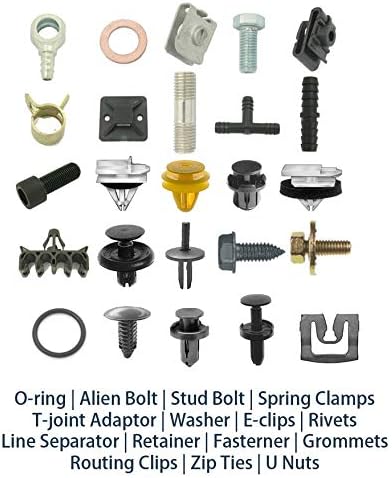 Autobahn88 HEX-Head Sems Tapping Screw (M5.2x2.15mm) for Bumper Skirt Panel, Compatible with Toyota (OEM# 9015950316, 90159A0001) (Pack of 10)