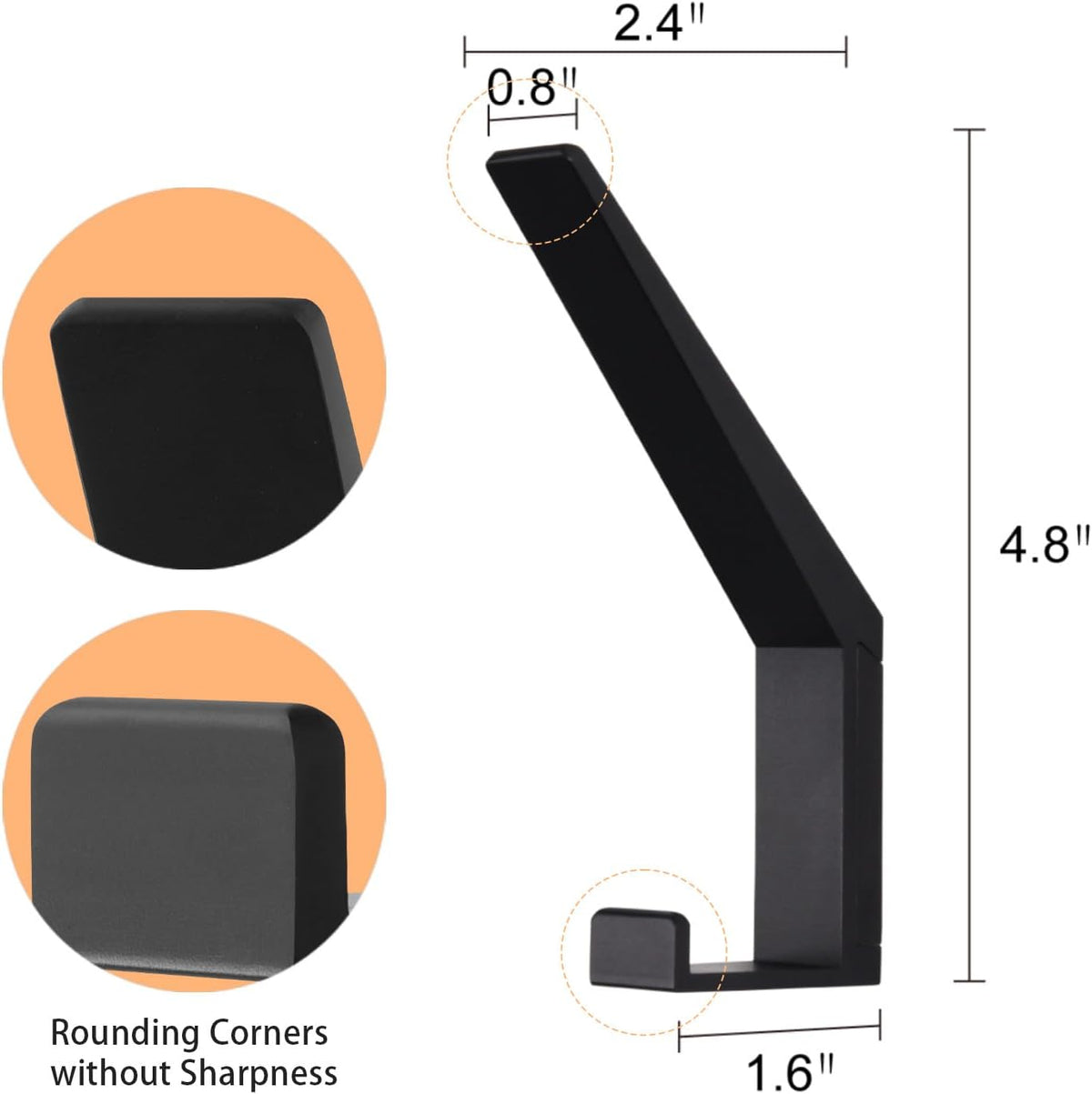 coat hooks wall mounted towel holder heavy duty shown in use