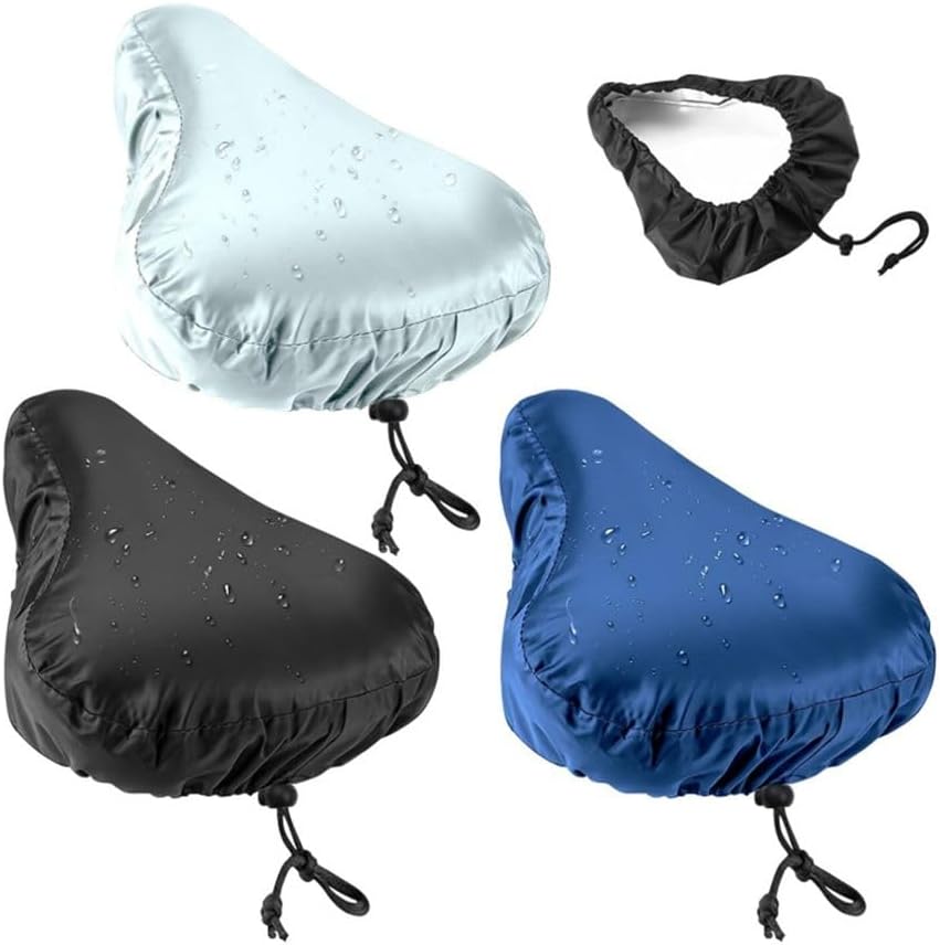 Bike Seat Cover Waterproof Dust-Proof Protective Cushion, Washable Bicycles Saddle Seat Universal Rain Cover