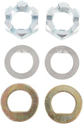 6 Pcs Trailer Axle Hub Nut and Washer Kit K7133500 Compatible with EZ Lube Axles Produced Before June 2002
