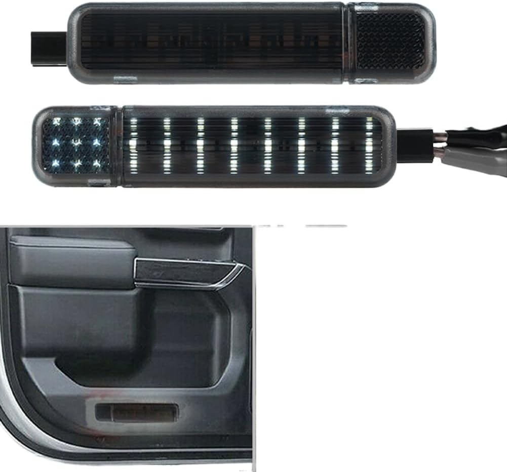 12V Front Interior Door Panel Indicator LED Light Compatible With H2 Silverado Suburban 1500 1500 2150 2170 15021518