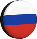 Russian Flag Print Universal Spare Tire Cover for RV, Jeep | Wheel Protector Fits Rv, Trailer, Jeep, Shield Tires From Sun, Dirt And Rain For Outdoor Storage