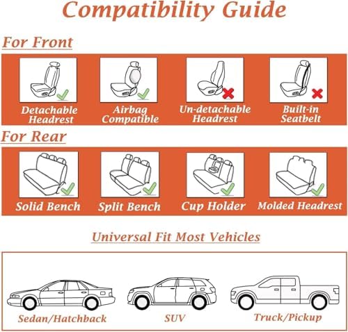 coverado seat covers, car seat covers front seats, front angle view