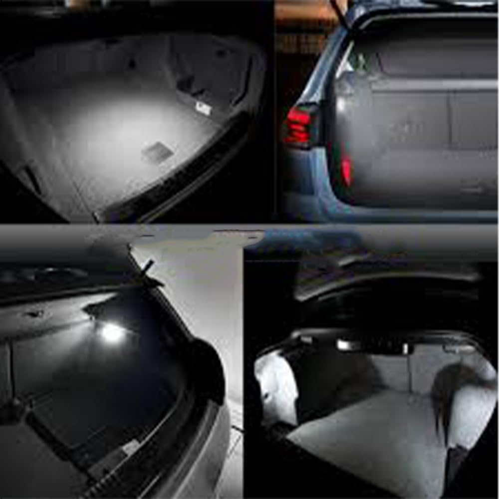 nsautolighting Full LED Trunk Cargo Area Light Assembly for VW Golf Jetta MK1 MK2 Passat B3 Pickup Super Bright White Interior Courtesy Luggage Compartment Lamp