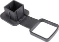 CAREONLINE New 1Pcs Universal Car Trailer Hitch Cover-Plug Cap Rubber Tow Hook Cover Square Mouth Protection Cover Fits for Most SUV Truck Car（OL-NR086260703）
