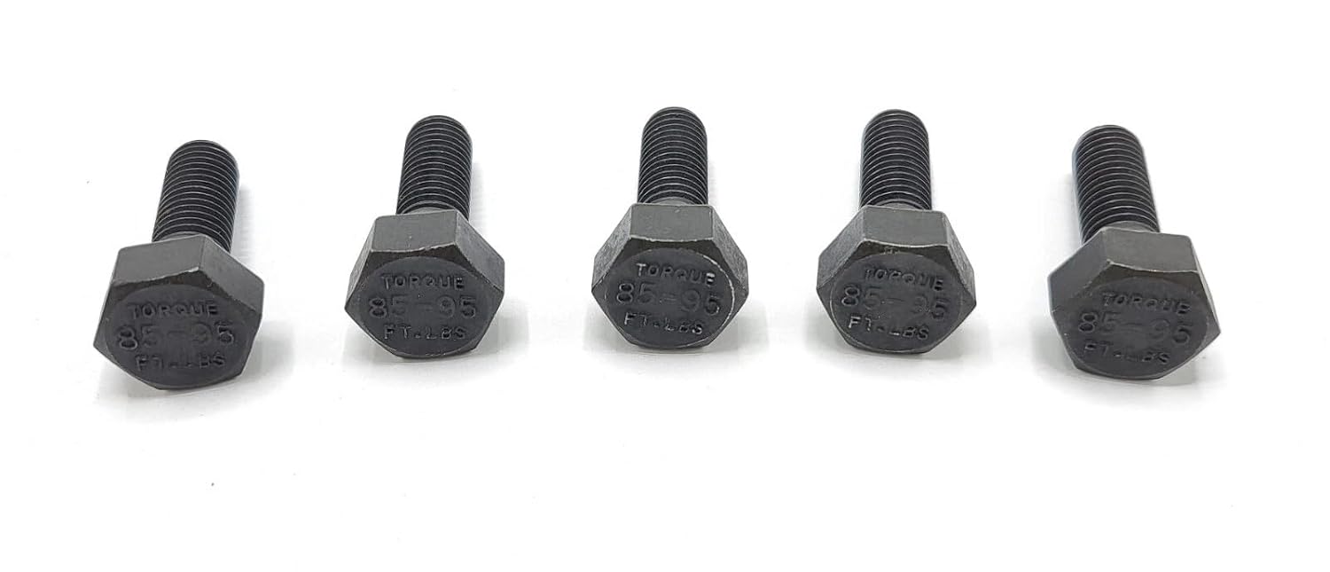 5-Pack Dexter Mobile Home Wheel Bolts – 1/2"-13 Thread, 1.62" Length – for 008-261-04 Hub – 4,000 lb Trailer Axle – Replacement Lug Studs (Set of 5)