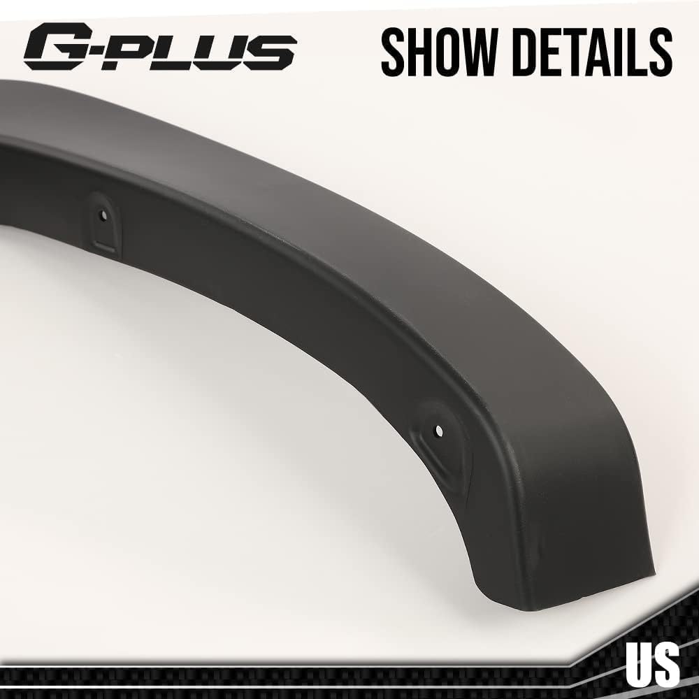 G-PLUS Fender Flares Dually model | Compatible with Chevy Silverado 1500 2014-2018/Fit Chevy Silverado 2500 3500HD 2015-2019