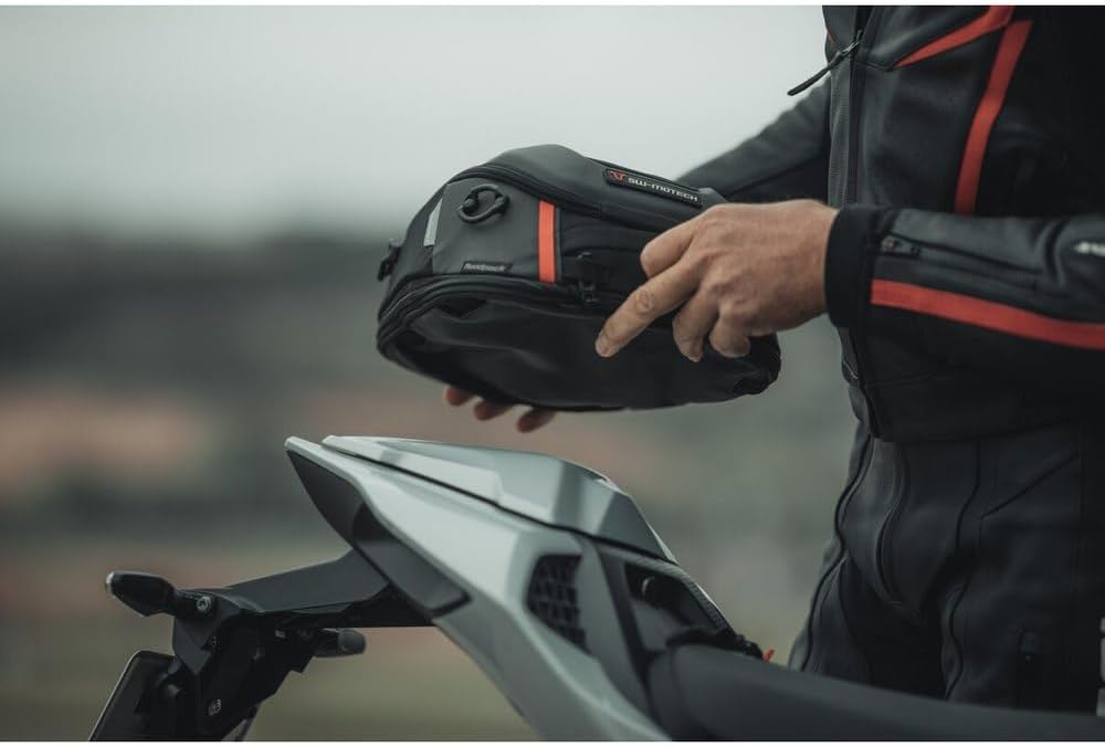 PRO Roadpack Tail Bag 1680D Ballistic Nylon Black/Anthracite 8-14 L