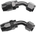 LokoCar 12AN Hose End Fitting 45 Degree Swivel by GetToKnowEachOther