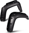ANDPLAY Fender Flares 4pcs Compatible With Toyota FJ Cruiser 2007 2008 2009 2010 2011 2012 2013 2014, Black Wheel Cover Protector Smooth Pocket Riveted Style