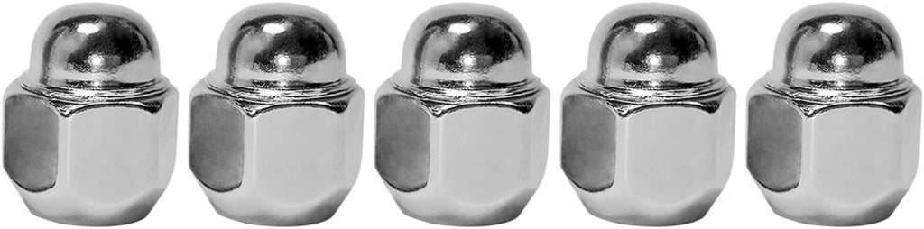 M12x1.5 Chrome Wheel Lug Nut Compatible with Hyundai Sonata Elantra Tucson Genesis Accent Santa Fe Kia Forte Optima Sportage Sorento Rio Rondo 52950-14140 52950-M1000 (5PCS)