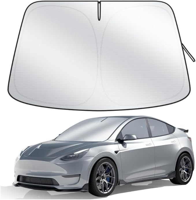 Car Windshield Sun Shade, 300T Thickened Car Window Shades Heat Reflective by QUANQIUFEI