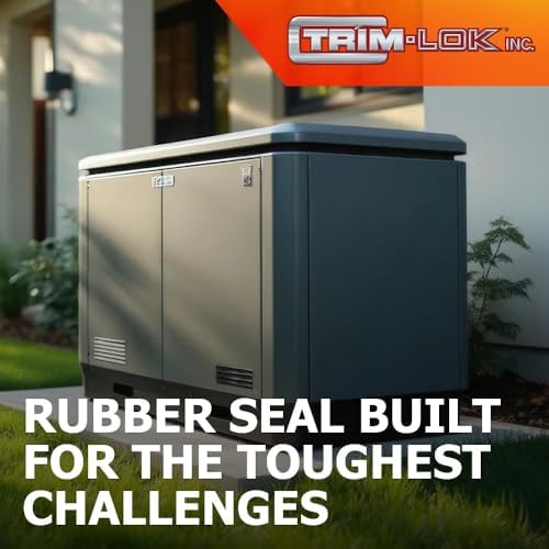 trim-lok d-shaped rubber seal with high tack tape, package contents