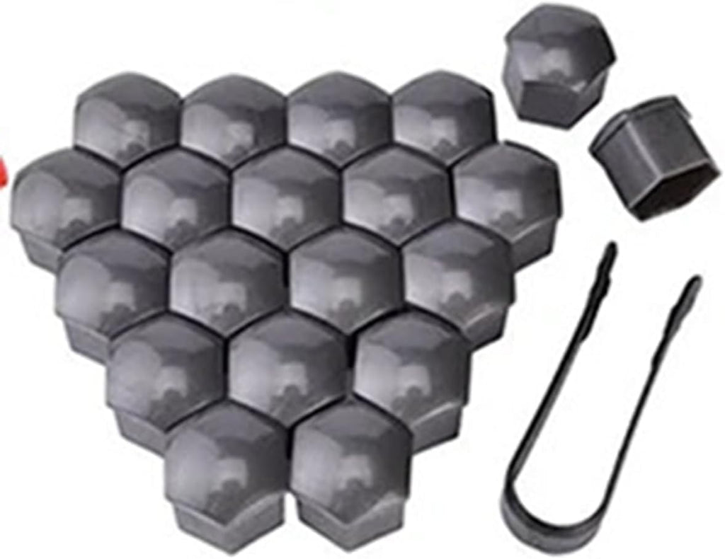 20 Pcs Decorative Caps Car Wheel Nuts for Jeep Grand Cherokee 2023-2026,Plastic Wheel Nut Protective Covers Meticulous Workmanship, Grey-21mm