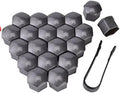20 Pcs Decorative Caps Car Wheel Nuts for Jeep Grand Cherokee 2023-2026,Plastic Wheel Nut Protective Covers Meticulous Workmanship, Grey-21mm
