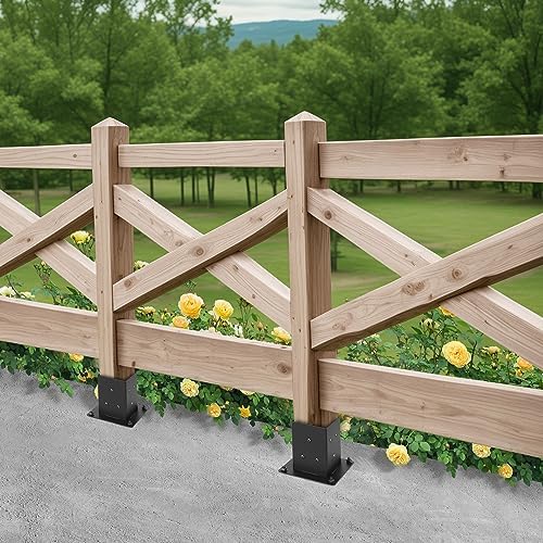 4x4 deck post base bolt down anchor for on a desk or shelf