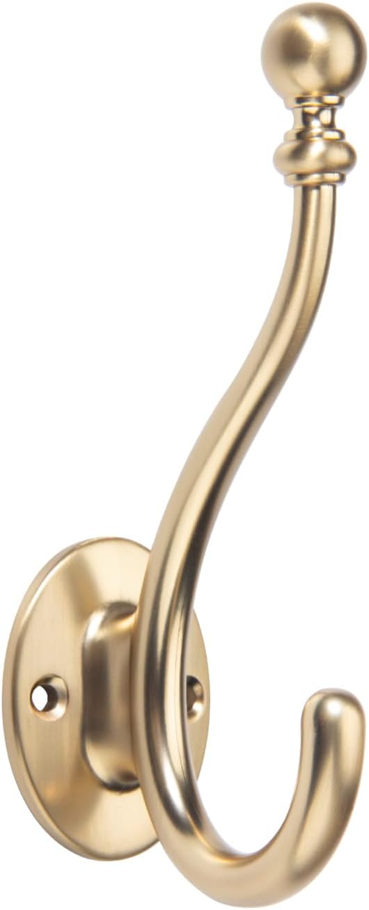 tunny towel hooks bathroom - 5 pack champagne, main product view