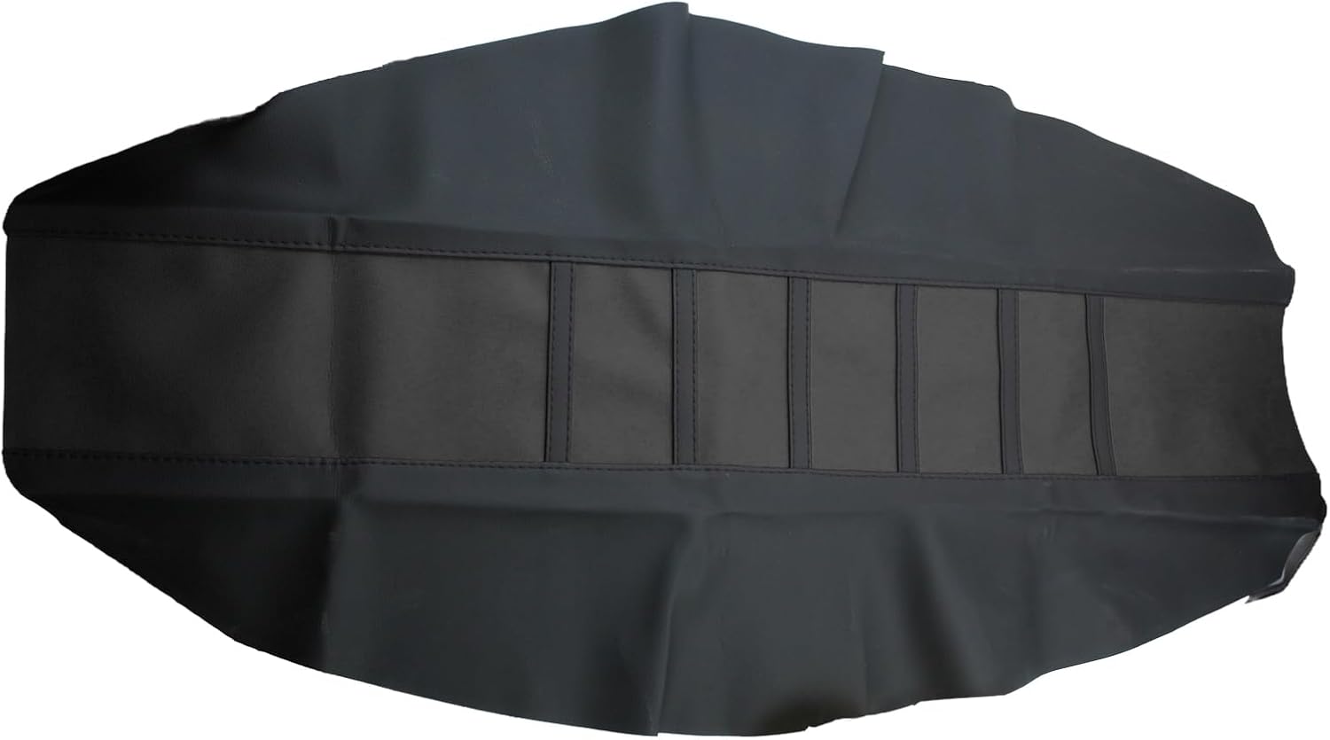 Universal Motorcycle Seat Cover Non-Slip Suitable Rubber Striped Seat Covers Soft for YZ125 YZ250 YZ450F WR250F WR450F TTR230 YZ TTR WR 125 250 Dirt Pit Bike Motocross Off Road Motorbike (Black)