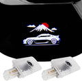 2PCS LED Car Door Projector Courtesy Lights Ghost Shadow Welcome Lamp Accessories Compatible with ZN8 2022-PRESENT GR 86 (ZN8 2022-PRESENT GR 86-Mount Fuji 01)