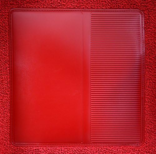 Automotive Carpet Compatible with 1963 to 1965 Mercury Comet, Convertible 4 Speed (615-Red Nylon Loop)