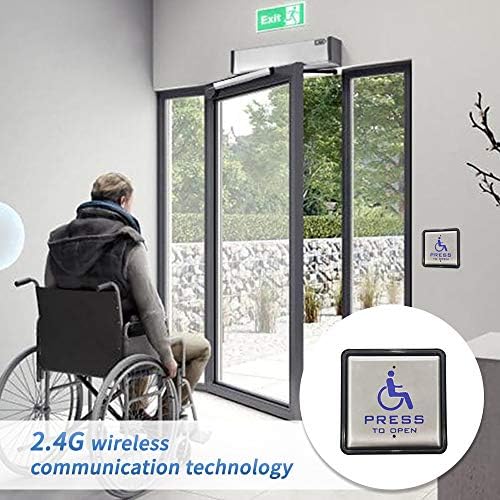 olideauto automatic swing door,ada door opener ac110v low, front angle view