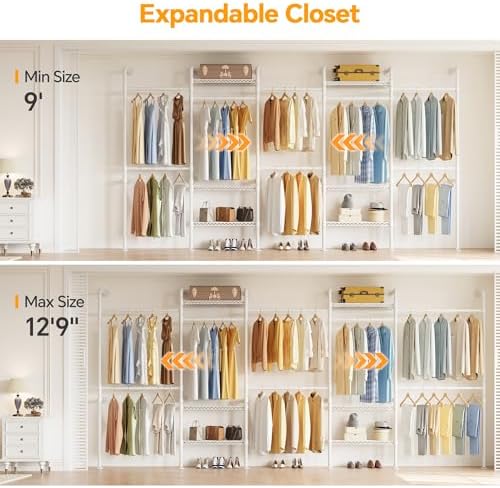 higeego w5 wall mounted clothes rack, industrial pipe shown in use