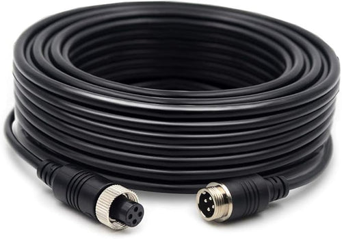 (17FT / 5m Backup Camera Cable, 4-pin Aviation Video Extension Cable, Car Video by Collyon