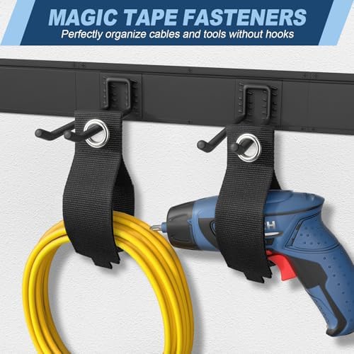 housolution garage wall organizer 96 inch - 20pack, view 9