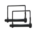2 Pack 3/8 x 2-3/4 Trailer Hitch Pin Heavy-Duty Black Zinc Steel Hitch Lock Pin with Secure Clip Coupler Locking Pin for Towing Truck Tractor PTO Shaft Quick Release Trailer Latch Pin (2)