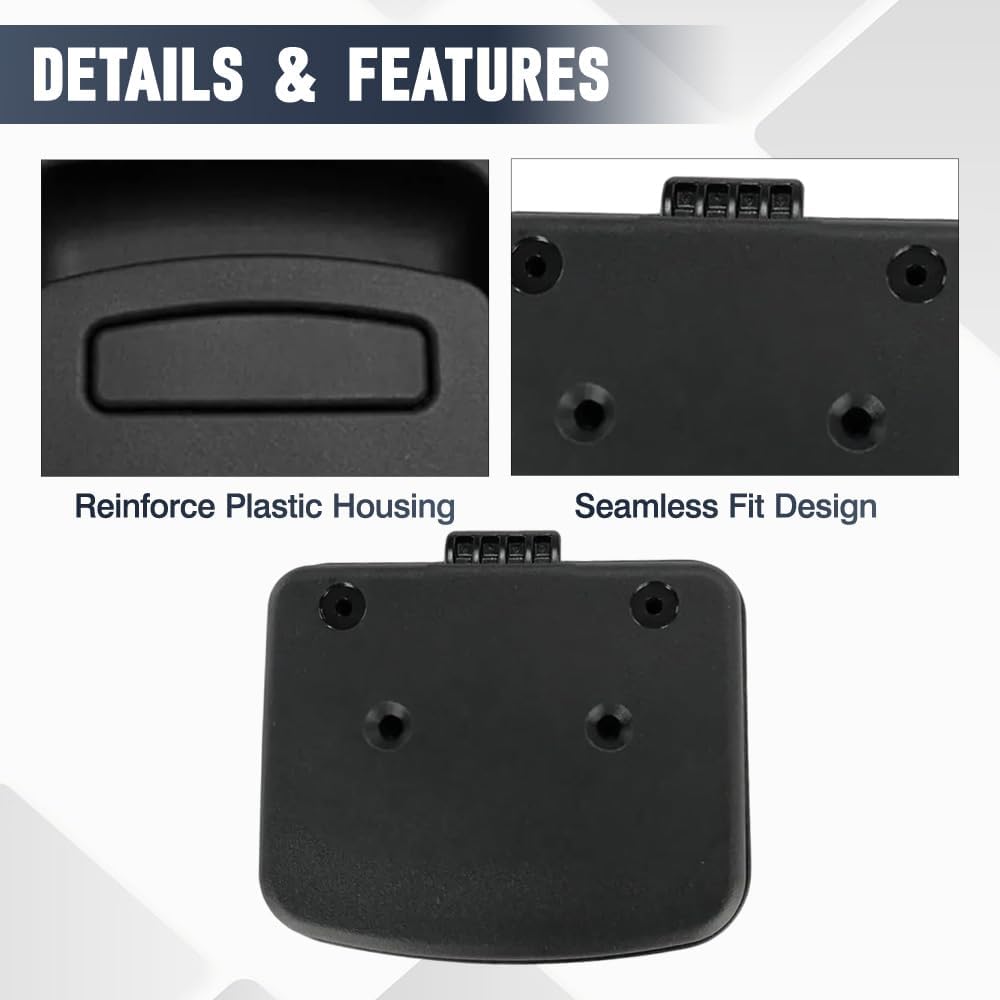 Riloer Trunk Cover Bottom Mat Handle, Replaces 85755-2J500 857552J500, Compatible with Hyundai Santa Fe 2013-2018, Black Plastic 1 pc (Rear Trunk Floor)